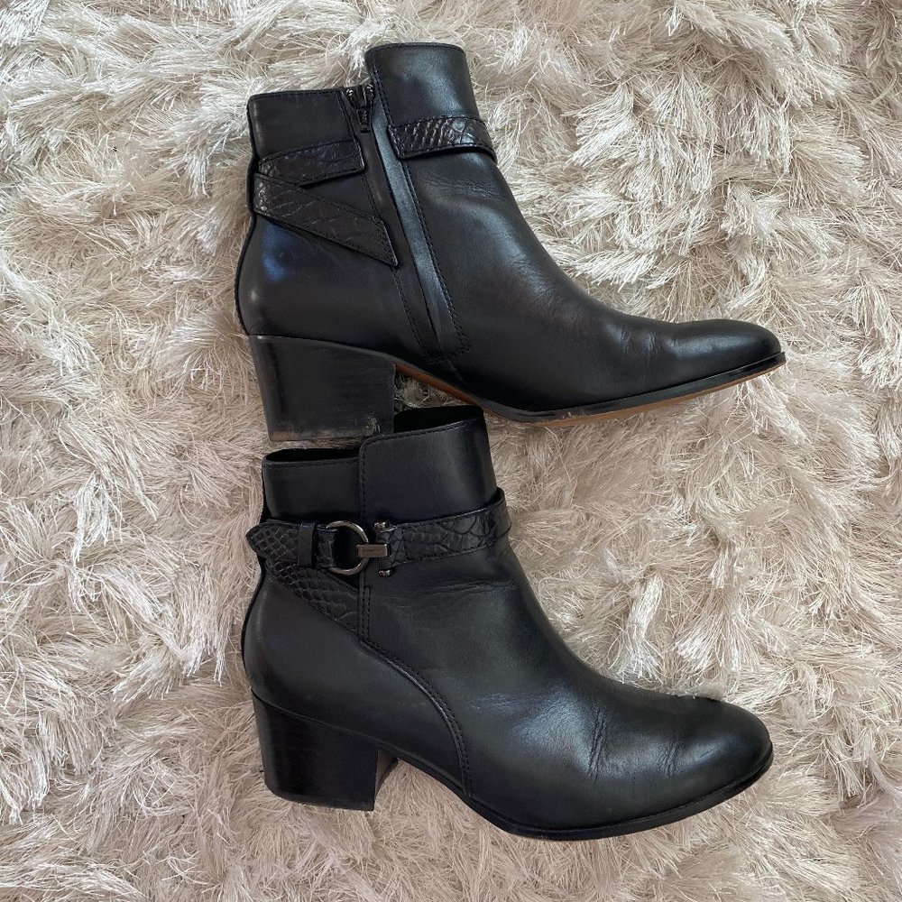 Coach Black Booties -- Size 8